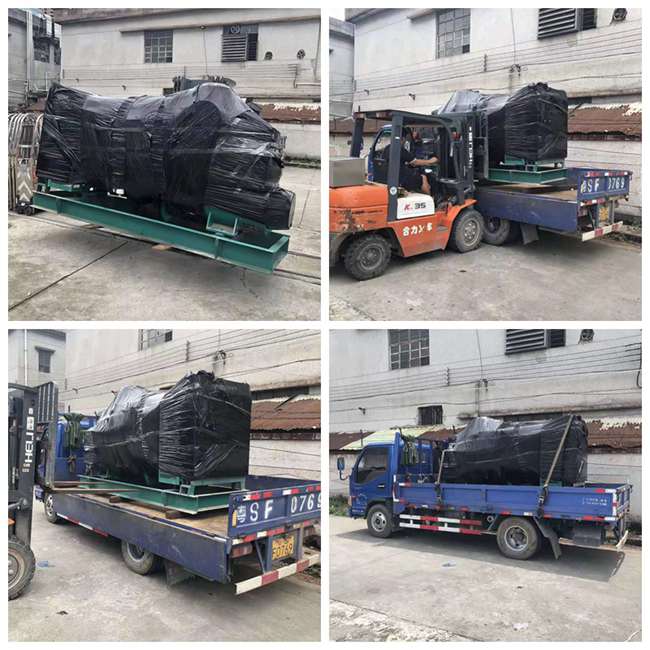礦山客戶發(fā)電機(jī)出貨圖